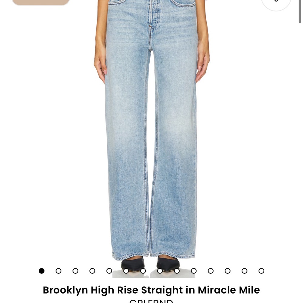 GRLFRND Brooklyn High Rise Straight in Miracle Mile